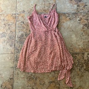 Mini floral designed dress